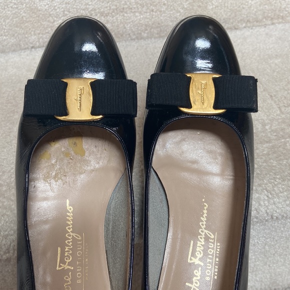 salvatore ferragamo low heel pumps - Picture 4 of 16